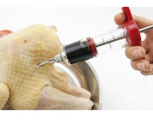 Súng phun thịt và ống tiêm cho BBQ. Marinade hương vị Injector cho hun khói brisket, sườn Gà Thịt lợn mông, và gà tây - Product Image 5