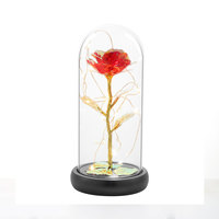 Roses artificielles décoratives avec lumières, fausse plante, pour la saint-valentin, pour décorer la maison, pour un meilleur cadeau