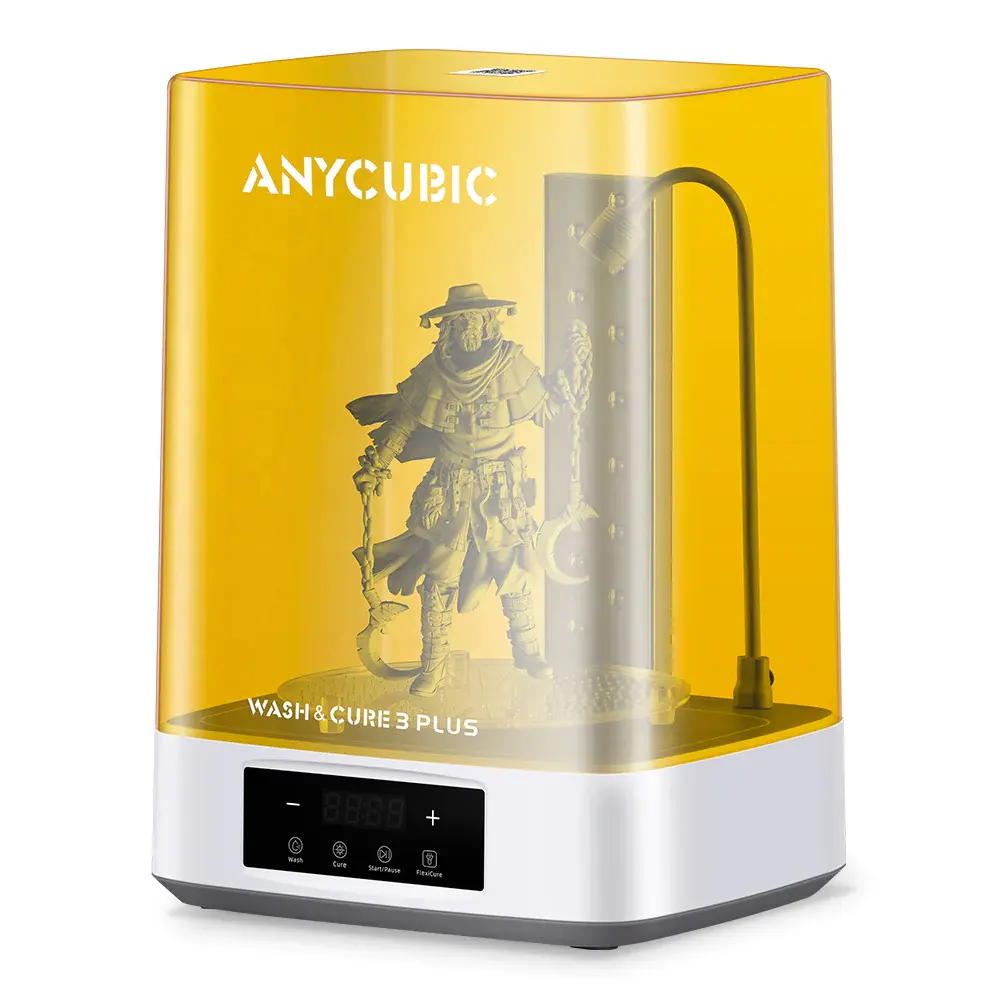 ANYCUBIC Venta al por mayor Wash and Cure 3 Plus Lighting-Cure Tamaño grande para impresora 3D de resina LCD