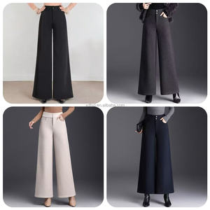 <span class=keywords><strong>Pantaloni</strong></span> Eleganti da <span class=keywords><strong>Donna</strong></span> Personalizzati, Tinta Unita, Vita Alta, Casual, per Ufficio, Vendita all'Ingrosso - Product Image 3