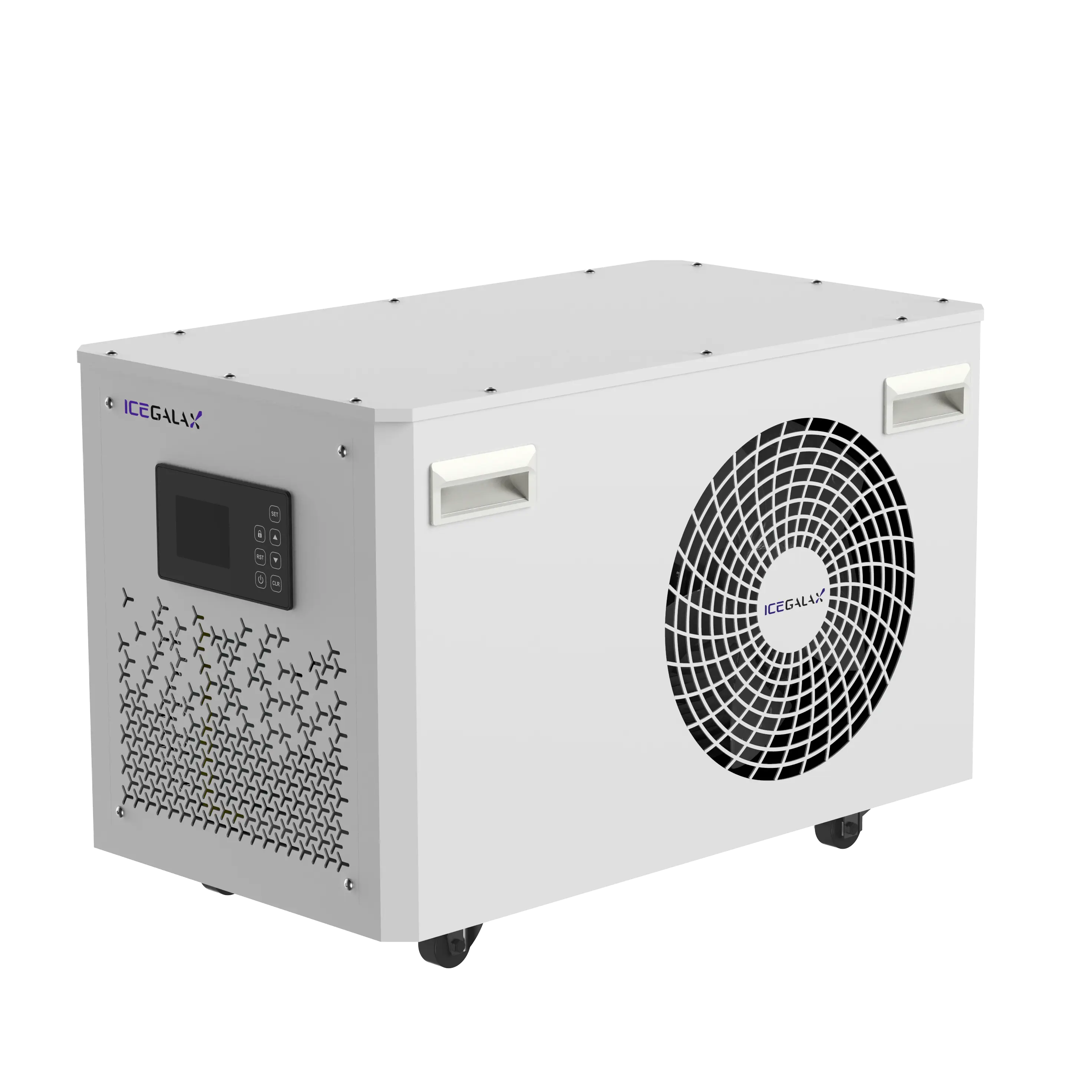 ICEGALAX kundenspezifisch 1/2 PS Hersteller Kunststoffverarbeitung luftgekühlte Kühlungsausrüstung Kühler für Eisbade