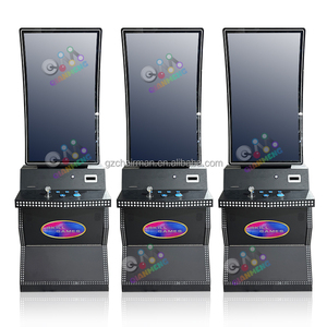 Qianmen – Armoire de jeu interactive incurvée 43 pouces en métal, personnalisable, en stock, fabriquée en Chine, avec écran tactile <span class=keywords><strong>Fusion</strong></span> 4/5/6 Link <span class=keywords><strong>Plus</strong></span> - Product Image 1