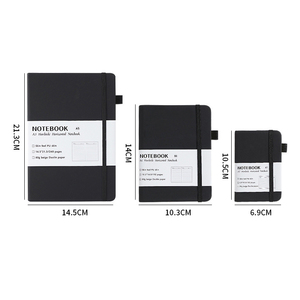 Hadiah promosi bisnis Navy Blue A5 sampul keras <span class=keywords><strong>Notebook</strong></span> jurnal kulit dengan Logo - Product Image 6