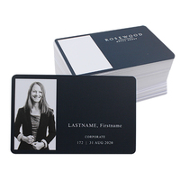 Cartes cadeaux personnalisées avec impression numérique, cartes de visite, cartes VIP mates, cartes en plastique PVC personnalisées avec pelliculage