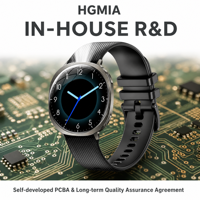 Smartwatch Femminile Ultra Sottile M301 con Schermo AMOLED da 1,32 Pollici, Monitoraggio Frequenza Cardiaca e Ossigeno nel Sangue, Impermeabile IP68, 7 Giorni di Autonomia