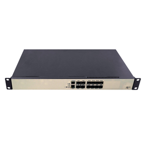ITU-T G.984.x/G.988.x ระบบส่งสัญญาณ PON ระยะ 60 กม. ขนาด 1U 8 พอร์ต GPON OLT สูงสุด 160Gbps 4GE RJ45 4 x10G XE SFP+ GPON OLT 8 พอร์ต สำหรับ ONU - Product Image 1