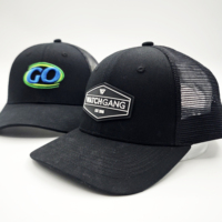 Envío Inmediato: Gorras Trucker Snapback de Lona Vaquera Espiga de 6 Paneles de Alta Calidad, Estilo Y2K, con Malla de Rizo, Unisex, para Ciclismo y Playa