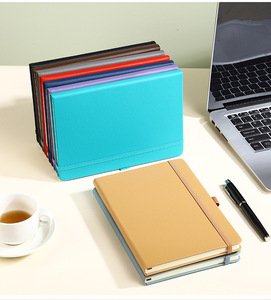 Cuaderno A5 de PU con Tapa Dura, Banda Elástica, Alta Calidad, Diario de Registro Administrativo Escolar, Personalizable con Logotipo Empresarial, Regalo Empresarial - Product Image 4