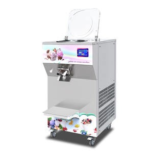 Machine à glace et à gelato verticale professionnelle ICM-25L 25L en acier inoxydable 2200W monophasée 220V/380V - Product Image 2