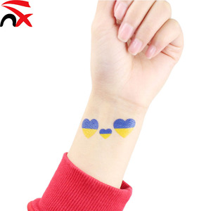 Venta al por mayor <span class=keywords><strong>de</strong></span> pegatinas faciales para aficionados al fútbol, Día Nacional, impermeable, país, México, banderas, tatuajes para partidos, Juegos Deportivos - Product Image 4