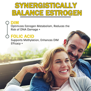 Tiras Orales de Disolución Rápida para el Soporte Hormonal Femenino con DIM <span class=keywords><strong>y</strong></span> Ácido Fólico para el Alivio del SPM <span class=keywords><strong>y</strong></span> el Bienestar en la Menopausia, MOQ Bajo - Product Image 3