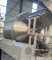 Machine de mélange pour la fabrication de lessive en poudre, moteur 18kW, capacité 100-1000L, garantie 1 an, télécommande