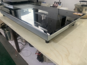 Cocina de inducción portátil de alta potencia para el hogar, con doble quemador integrado, de doble zona, con control táctil. - Product Image 2