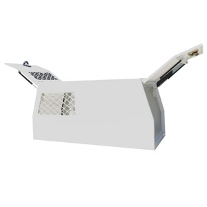 กล่องใส่สุนัขแบบครึ่งตู้เย็น สีตามสั่ง ทำจากอะลูมิเนียม 5052 สำหรับอุปกรณ์เสริมรถกระบะ ขนาด 700x1770x850 มม. แบบเคลือบผิวดิบ/เคลือบสีฝุ่น - Product Image 5