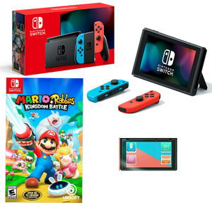 Giá tốt nhất ban đầu nintendos mới chuyển đổi (mô hình OLED) với màu trắng đỏ và màu xanh phím điều khiển giao diện điều khiển với bảo hành đầy đủ - Product Image 1