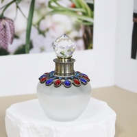 Botol parfum logam 40ml botol kosong minyak esensial Attar dapat diisi ulang Dekorasi Rumah hadiah Pabrik Outlet #40208