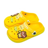 Offre Spéciale EVA enfants plate-forme sabots chaussures bonne qualité respirant mignon dessin animé enfants sandales et pantoufles en plein air