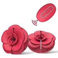 Einstellbares Ferngesteuertes Rosen-Sexspielzeug für Paare 10 Modi Vibrierende Nippelklemmen Tragbare Erotikspielzeuge für Frauen