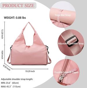 Muestra gratuita: Bolsa compacta para colchoneta de yoga grande con bolsillos y correa para el hombro, unisex. - Product Image 6
