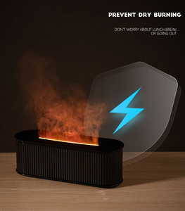 Nhà Máy USB Hạt Gỗ Siêu Âm Mini Độ Ẩm Khan Hương Thơm Thiết Yếu Ngọn Lửa Hương Thơm Dầu Khuếch Tán Với Ánh Sáng Cho Nhà - Product Image 4