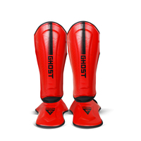 WOLON Nouveau Design MMA/Boxe Taekwondo Protège-tibia S M L Personnalisable Logo Cheville/Pied Protecteur