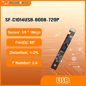 Thu nhỏ 1MP 720pixel 85 độ UVC USB tự động lấy nét máy ảnh mô-đun với mic và h.264 nén cho máy tính bảng - Product Image 2