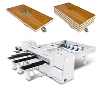Scie à panneaux CNC à alimentation automatique, scie à panneaux informatisée, machine de découpe de panneaux pour l'industrie du meuble