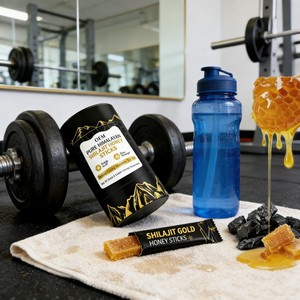 Sirop de Miel au Safran et Shilajit : Soutien Immunitaire, Énergie, Endurance, Vitamines, Minéraux, Compléments Alimentaires à Base de Plantes pour Adultes – 30 Sachets - Product Image 5