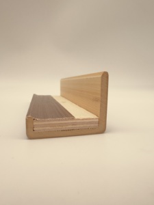 Thiết kế hiện đại 2.745M CPL nhiều lớp WPC + nhiều lớp bảng khung cửa tùy chỉnh màu sắc WPC mouldings nhựa vật liệu gỗ - Product Image 6