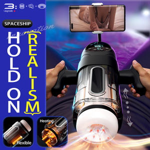 Masturbatore Maschile Automatico con Spinta e Aspirazione, Masturbazione con Manico Display LCD Pompa per Pene e Giocattoli Sessuali per Uomini 18+ - Product Image 4