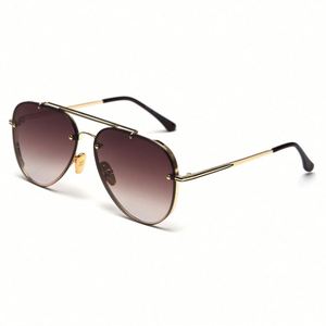 Últimas Novedades 2020, Gafas de Sol Vintage de Moda para Hombre y Mujer, Lentes Degradadas sin Montura, Protección UV400, Gafas de Sol Extra Grandes - Product Image 5