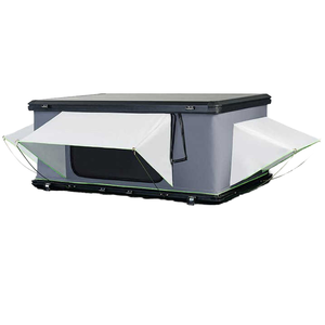 خيمة سقف السيارة بقشرة ناعمة مقاومة للماء من WOQI ، عربة محطة خارجية أوتوماتيكية بالكامل ، خيمة تخييم ذاتية القيادة قابلة للطي - Product Image 1