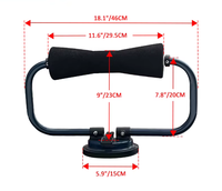 Poussoir de kayak et canoë en aluminium Yak Outdoors avec support de chargement latéral pour toit, idéal pour les lacs et les rivières - Fournitures marines