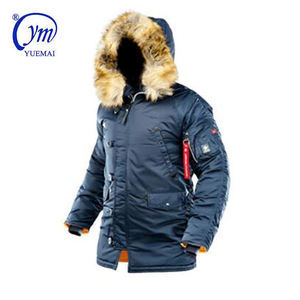 N3B pelliccia con cappuccio spessa calda <span class=keywords><strong>parka</strong></span> di sicurezza invernale da <span class=keywords><strong>uomo</strong></span> cappotto invernale russo piumino invernale da <span class=keywords><strong>uomo</strong></span> <span class=keywords><strong>Parka</strong></span> lungo - Product Image 4