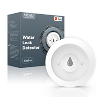 Alarme de fuite d'eau Zigbee, détecteur de fuite d'eau intelligent avec contrôle à distance via l'application Tuya Smart Home