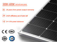 Tanfon Panel surya 550 watt, panel surya mono Eropa gudang 530W 540W 550 W Panel fotovoltaik pendakian