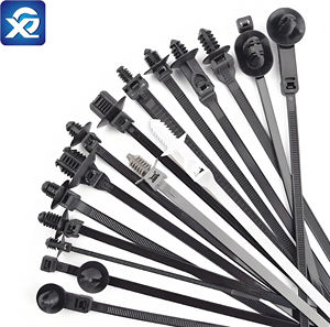 モミの木ソケット付きナイロンケーブルタイプッシュマウントジップタイ自動車用ホワイトグッズ製造パネルビルディング - Product Image 1