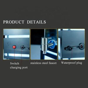 เครื่องจ่ายเบียร์แบบ3L อะคริลิคทรงสี่เหลี่ยมสำหรับโรงแรมและภัตตาคารเหยือกเสิร์ฟเบียร์ไลท์ทาวเวอร์ - Product Image 3