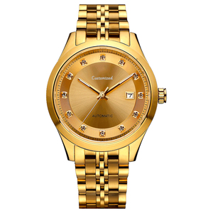Reloj Mecánico Automático de Negocios para Hombre de 41 mm con Esfera Grande con Incrustaciones, Calendario Luminoso - Product Image 1