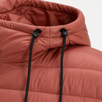 Blousons matelassés personnalisés pour hommes, automne-hiver, style streetwear décontracté, rembourrés en coton, avec fermeture éclair frontale, coupe-vent et respirants, à capuche