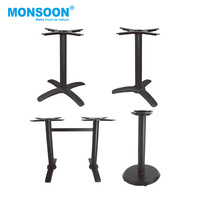 Pieds de Table en fonte ronde, 2 pièces, fabrication de meubles de maison, support de Table à manger