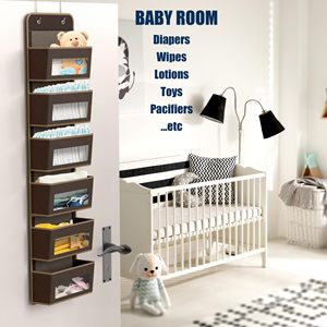 Organizzatore per Porta Anti-Oscillazione con Finestre Trasparenti in PVC, Personalizzabile <span class=keywords><strong>a</strong></span> 6 Livelli - Product Image 3