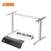 Fonction de verrouillage pour enfant assis-debout électrique bureau réglable en hauteur électrique bureau debout base de bureau