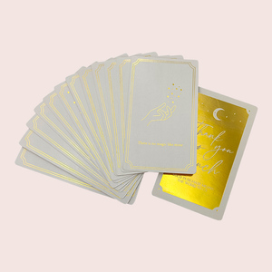 Tarjetas de afirmación de lámina de oro de lujo Premium, regalo de papel estampado de empoderamiento de mujeres personalizado para inspirar confianza - Product Image 3