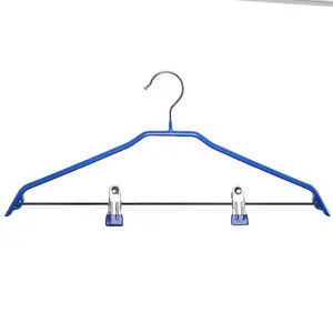 Inspring Groothandel Broek & Rok Hangers Pvc Metalen Broek Clip Hanger