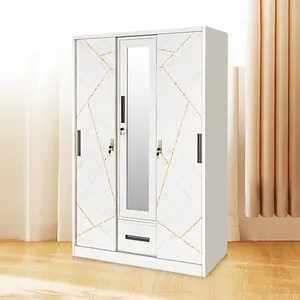 Deslizadores de puerta de armario de nuevo diseño de fábrica armario de dormitorio personalizado