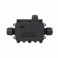 Boîte de boîtier électrique d'éclairage LED extérieur étanche IP68 plastique Durable 1 à 2 voies pour boîtiers électroniques et d'instruments