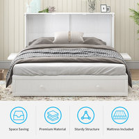 Hochwertige moderne multifunktion ale platzsparende Schlafzimmer möbel Drehbares Murphy-Schrank bett