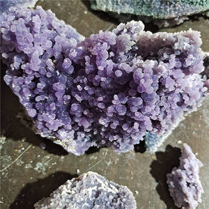 Groothandel Natuurlijke Paarse Druif Agaat Cluster Minerale Steen Ruwe Helende Rots Ruw Kristal Kwarts Voor Decoratie - Product Image 3