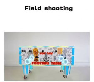 Popular 2-Player Home Entertainment Football <b>Table</b> <b>Game</b> Coin-Operated Intermachine Football <b>Table</b> Machine - Product Image 2